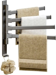 DA261A Handtuchhalter mit schwenkbaren Armen Grau