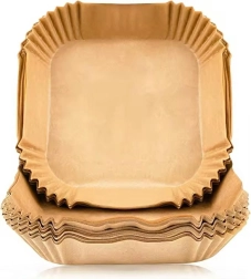 Coupelles en papier pour friteuse à air 16 cm, 50 pièces