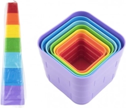 Torre impilabile di cubi Technok Kubus piramide