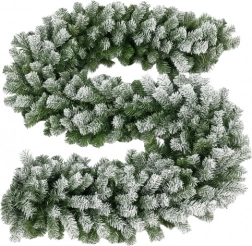 Ozasnežena božična girlanda 270 cm RUHHY