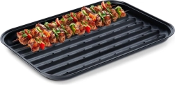 Teglia grill in acciaio perforata 34,5 × 24 cm