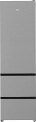 Freestanding multidoor fridge freezer, stainless steel