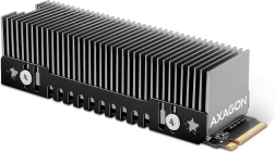 Passive aluminum heatsink for M.2 SSD 2280, height 24 mm