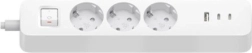 power extension strip 20W (2× USB‑C, 1× USB‑A)