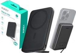 Aukey power bank MagSafe 6700 mAh con potenza 20 W e indicatore LED, USB‑C