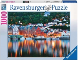 Puzzle Ravensburger Bergen Norvegia 1000 pezzi