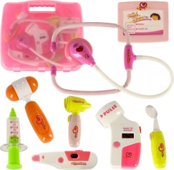 Ljekarski set u kovčežiću s efektima ružičasti
