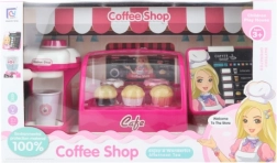 Caffetteria per bambini a batteria con accessori