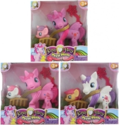 Zestaw jednorożców z koszyczkiem