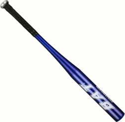 Aluminum Baseball Bat 25" (64 cm) – training, lightweight, blue