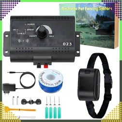 Elektrischer unsichtbarer Zaun für Hunde und Katzen 300 m – Set mit Halsband