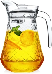 Pichet en verre avec couvercle 1,4 l