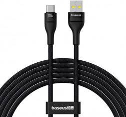 Polnilni in podatkovni kabel BASEUS Flash 2 USB-A na USB-C 100 W, 2 m, črn