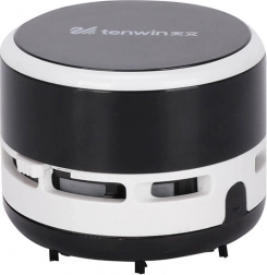 Mini aspirapolvere da tavolo TENWIN a batteria (nero)