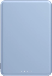 Super slim magnetic power bank 5000 mAh blue