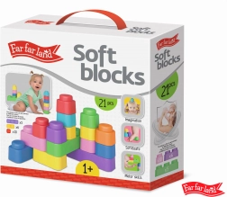 Far Far Land soft building set – set of 21 colorful blocks