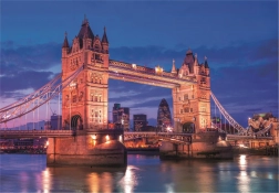 Puzzle 1000 pezzi Alta qualità, Tower Bridge di notte