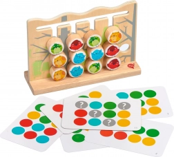 Lucy & Leo Birds and Cats – Wooden Motor Skills Game with Pattern Cards