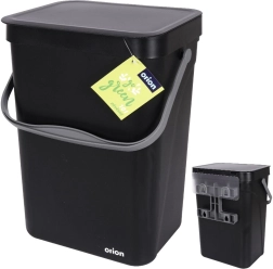 Hängender Mülleimer 10 l schwarz