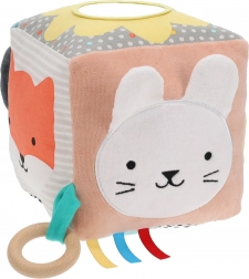 Cubo motorico tessile per neonati di Petit Collage