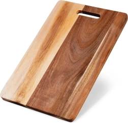 Acacia wood cutting board 36 × 23 cm with handle