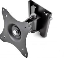 Wall-mounted tilting bracket for monitor/TV 10–29" VESA 75×75 and 100×100, 10 kg