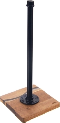 Holder til køkkenrulle i akacietræ og metal River 35 cm