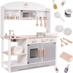 Cucina giocattolo in legno con accessori, MDF, 82 cm