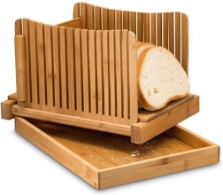 Bamboo bread slicer