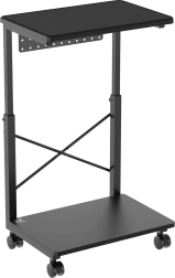 Nastavitelný pojízdný stojan na PC s policí