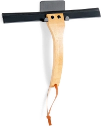 Hangende ruitenwisser voor ramen en douche Vilde met bamboe handvat