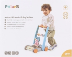 Girello in legno per bambini con animaletti