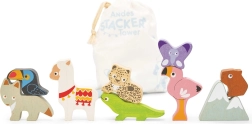 Le Toy Van Andean stacking tower with pouch