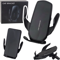 Support de voiture gravitationnel pour grille d’aération noir