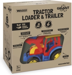 Wader Gigant Tractor with Loader and Trailer, 117 cm