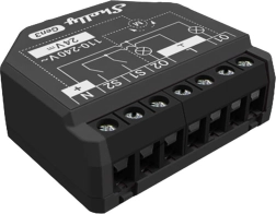 Tweekanaals controller Shelly 2PM Gen3 met energiemeting, Wi‑Fi/Bluetooth