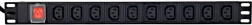 Presa di alimentazione rack PDU 10xC13 1U 16A 2 m