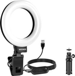 Neewer BR60 anneau lumineux LED 5" avec pince et trépied de table