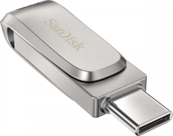 SanDisk Ultra Dual Drive Luxe 256 GB USB 3.1 Type‑C/USB‑A metal flash drive
