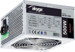 Akyga ATX napájecí zdroj 500 W s 12cm ventilátorem a PCI‑E 6+2
