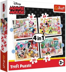 Puzzle 4in1 Minnie with Friends