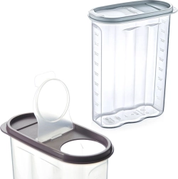 Contenitore in plastica per alimenti secchi con dosatore e scala 2,4 l