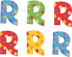 Drveno slovo Zvjezdica R Bigjigs Toys