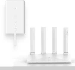 externe 5G‑modem ZTE MC889 ODU + router T3000
