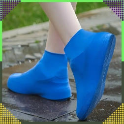Copriscarpe in silicone impermeabili antipioggia, antiscivolo – taglia S