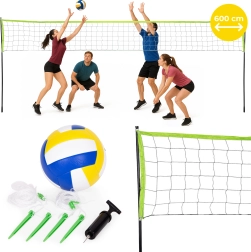 Folding Volleyball and Badminton Net 600x240 cm MultiGarden