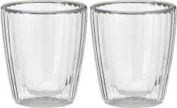 Verres isothermes à double paroi pour café et thé 230 ml, lot de 2