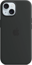 MagSafe Silicone Case for iPhone 15 - Black