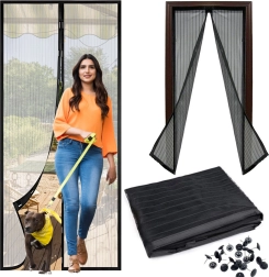 Door Mosquito Net with Magnetic Closure 100 × 210 cm