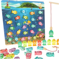 Wooden Fish Catching Game Montessori